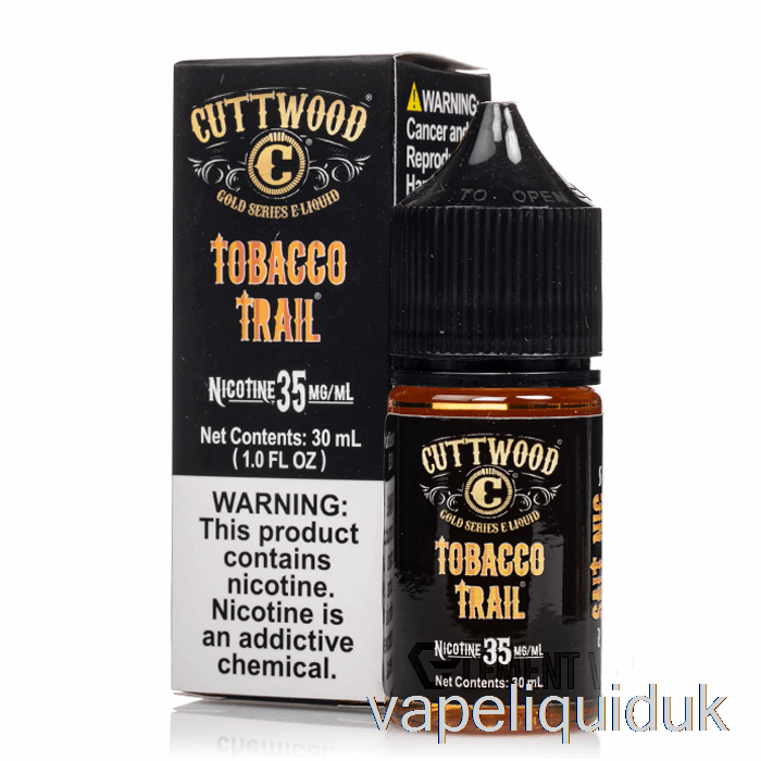 Tobacco Trail - Cuttwood Salts - 30mL 50mg Vape Juice